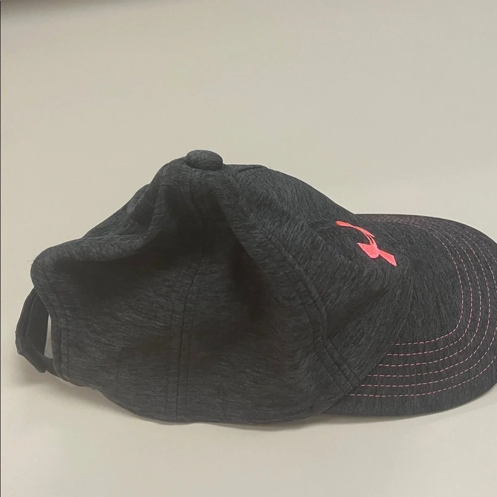 Under Armour Charcoal and Neon Pink Cap